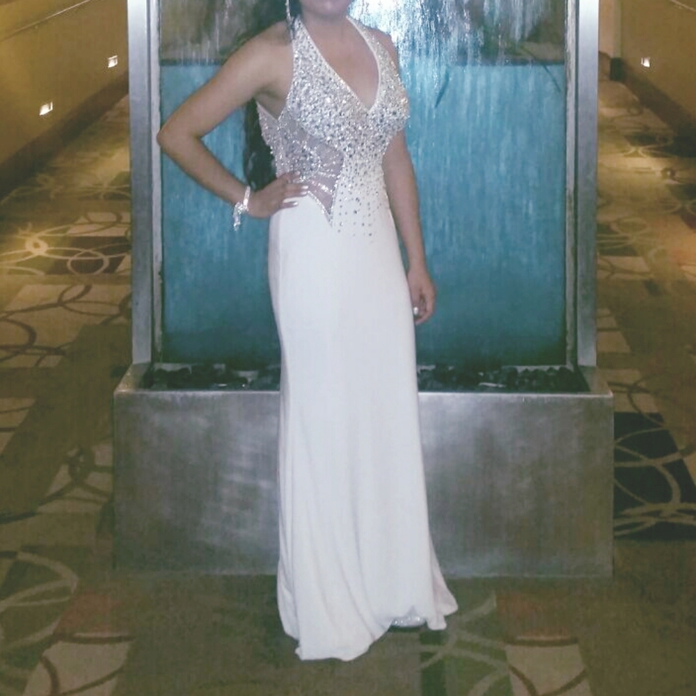 Off-White Prom Dress